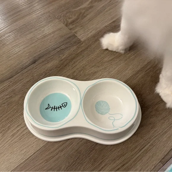 Dog Leash Tiffany And Co Cat Bowl TIFFANY Double Cat Bowl